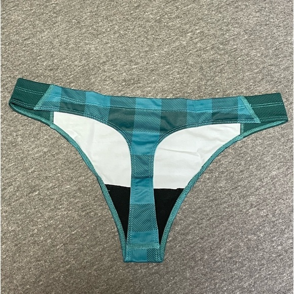 NWOT - Shinesty Plaid & Simple Green Cooling Thong (ParadICE / Medium) - Picture 3 of 12